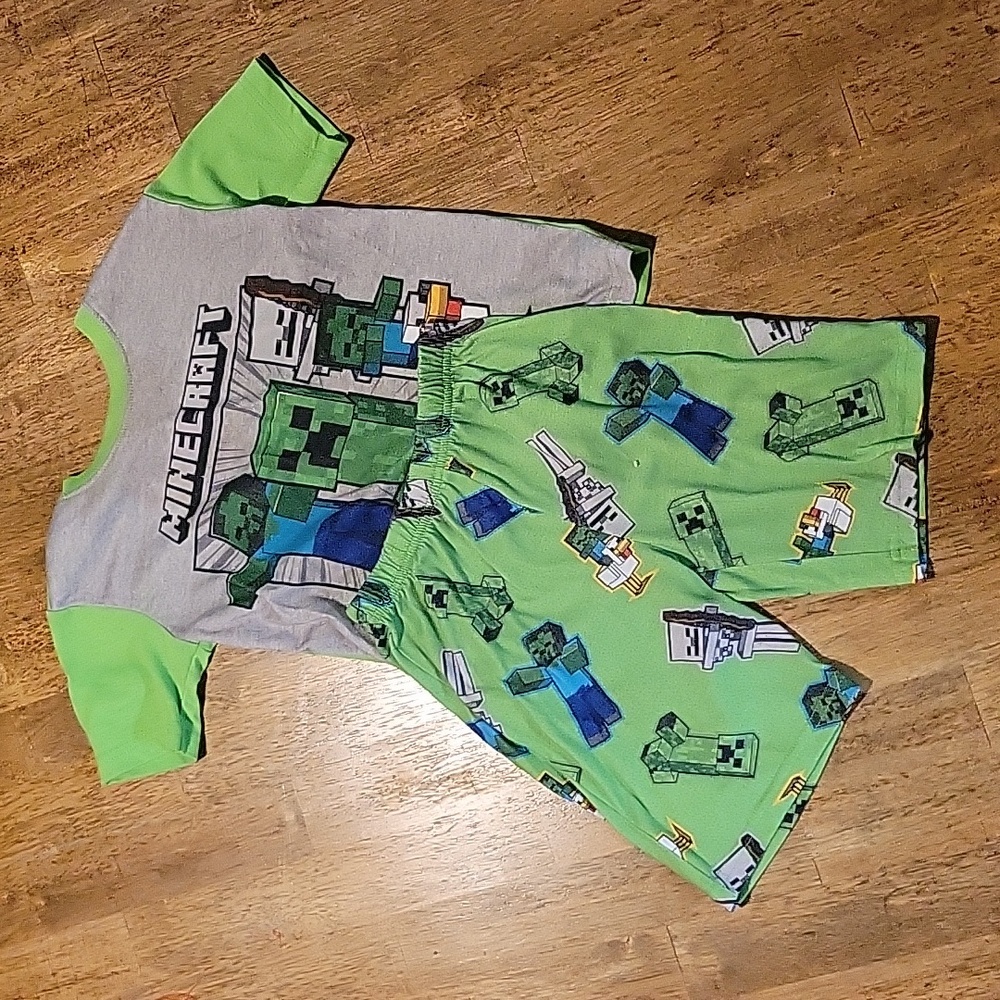Minecraft Size 4/5 PJs